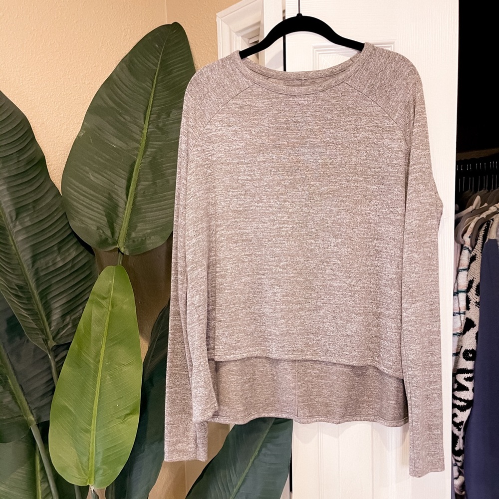 🆕Rag&Bone Knit Sweater Grey w/Side Slits Small